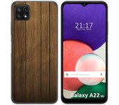 Funda Silicona para Samsung Galaxy A22 5G diseño Madera Dibujos