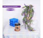 Artificial Hanging Flowers Fake Vine Garland Plants Hanging Baskets Garden Decorfor Home Wedding Party Outdoor Yard Wall