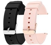correas de reloj de silicona, correas de reloj suaves e impermeables compatibles con relojes inteligentes, correas de muñeca de reloj deportivo para hombres y mujeres