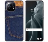 Tumundosmartphone Funda Gel Tpu para Xiaomi Mi 11 5G diseño Vaquero Dibujos