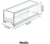 Kitchen Refrigerator Storage Box Drawer-type Fresh-keeping Box Food-grade Eggs and Meat Food Frozen Finishing Storage Box
