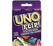 ¡UNO Flip! Juego de cartas familiar para todas las edades - baraja con carta especial reversible - 112 cartas en lata de almacenamiento - a partir de 7 años