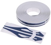 Plastic Decals Brooches Stripe Tape Vinyl Decal Car Stickers Steamline Dual Line Motorcycle Accessories
