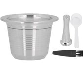 Cápsula de café rellenable de acero inoxidable, cápsula reutilizable, filtro de repuesto para máquina Nestlé