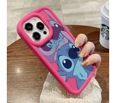 Stitch Love Big Eye Cute Phone Case For iPhone 16 15 14 13 12 11 Pro Max 7 8Plus XR XS Max Lovely Anti Fall Kawaii Cover Cartoon