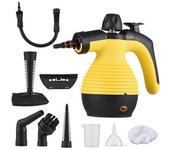 Multi-Purpose Handheld Pressurized Steam Cleaner with 9-Piece Accessories, Perfect for Stain Removal, Curtains, Car Seats, Floor, Window Cleaning