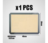 OstarkDom 100 piezas de papel para freidora de aire de  6L,  forros desechables antiadherentes, Tapete de Silicona Rectangular Antiadherente Resistente al Calor para Repostería tapetes cuadrados prueba de aceite para freidoras, hornos de cocina y horneado