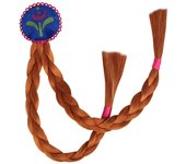 Little Girls Headband Elsa Wig Braid Rhinestones Cosplay Weaving Braid Rapunzel Jasmine Princess Party HairHoop Hair Accesorries