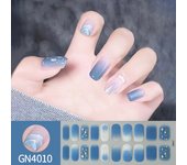 DIY Nail Stickers 20 Finger Adhesive Nail Sticker Full Paste With Package And Nail File