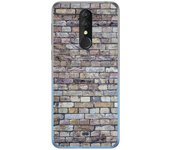 Tumundosmartphone Funda Gel Tpu para Alcatel 3 2019 diseño Ladrillo 02 Dibujos