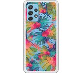 Funda compatible con Samsung Galaxy A72 - Plantas y Hojas de Colores CL