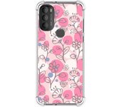 Funda Silicona Antigolpes para Motorola Moto G71 5G diseño Flores 07 Dibujos