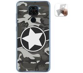 Tumundosmartphone Funda Gel TPU Xiaomi Redmi Note 9 Camuflaje 02 Personalizada