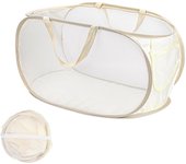 Cesto Plegable de Malla Plegable Pop-Up Malla Cesto de Ropa Bolsa Cesta de Colada Lavado Pop Up para Guardar Ropa y Objetos Pequeños