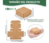100Pcs Mini Cardboard Boxes 2.2x2.2x1 Inch White Cardboard Gift Boxes Jewelry Kraft Box Small Corrugated Mailer Boxes Mini Boxes