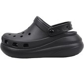 Crocs CLASSIC CRUSH CLOG Zuecos De Plataforma Mujer Negro