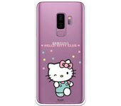 Funda original compatible con Samsung Galaxy S9 Plus - Hello Kitty Club estrellitas