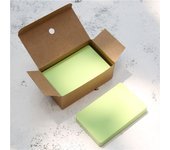 100pcs/box Kraft paper card color blank business card message thank you card writing card label bookmark learning card