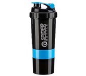 3 Layers Shaker Protein Bottle Powder Shake Cup Water Bottle Body Building Exercise Bottle Plastic Mixing Cup Gym Cup