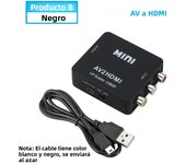 1080P HDMI-compatible To AV Scaler Adapter Video Composite Converter Box RCA AV to HDMI-compatible CVSB L/R Video Scaler Adapter