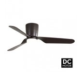 FABRILAMP Ventilador de Techo con Luz 18W DC Kochi Marrón 3 Aspas 5 Velocidades