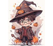Harry Potter Cartoon Offers Pattern Drawing Hogwarts School Printed Stitch Art Mosaic 5d Diamond Painting Children Adult Gift