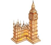 Maqueta de madera Rolife con luces led Big Ben de Londres TG507