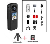 4K WiFi Anti-shake Action Camera Dual Screen 30m Waterproof Touch Screen Sport Camera for Travel Video Recorder Diving Bodycam
