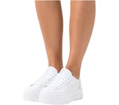 Zapatillas Puma Mayze Glow para mujer en color blanco