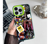 Epc Kpop GD G-Dragons Phone Case IMD Phone Case For IPhone 16 15 14 13 12 11 Pro Max Plus Color Silver Cover