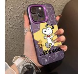 S-SnoopyS 15 Pro Max Cases So Cool For IPhone 12 13 14 15 16 Cases Phone Mobile Shockproof TPU Hard Shell Cellphones Iphone13