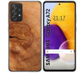 Tumundosmartphone Funda Gel Tpu para Samsung Galaxy A72 diseño Madera 04 Dibujos