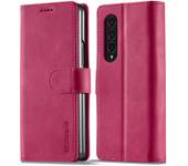 Business Leather Wallet Case for Samsung Galaxy Z Fold 6 5 4 3 Cases Cards Pocket Folding Flip Book Cover Shockproof Bag Coque