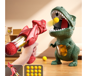 Children's Dinosaur Shooting Tyrannosaurus Ball Soft Bullet Gun Parent Child Interactive Puzzle Kindergarten Toy Without Battery
