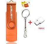 JASTER OTG USB flash drive for Smart Phone & Tablet PC Black Pen drive Rotatable Memory stick Pendrive 4GB 8GB 16GB 32GB 64GB