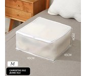 Underbed Storage Bag Foldable Quilt Bag Wardrobe Clothes Storage Box Dustproof Organizer Large Capacity Quilt Storage Bag