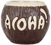 Coconut Cup Bar Tiki Cup Cocktail Glass Hawaiian Wine Glass Party Beach Drink Cup Tiki Mug Ceramic Cup Champagne Glasses