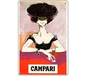 Campari Metal Tin Signs Martini Wall Decoration Plaque Vintage Art Poster Iron Painting for Man Cave Home Cafe Garden Club Bar