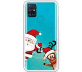Carcasa para Samsung Galaxy M51 - Santa Claus Asomado