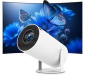 Mini Proyector Portátil 4K 1080P Full HD Compatible con Android 11 y Netflix - WiFi 6, BT 5.0, Rotación 180°, Pequeño Proyector de Cine en Casa con Corrección Keystone Automática