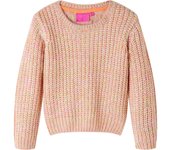 Jersey de punto infantil rosa suave 140 en tamaño 140 (9-10 años)/92 (1,5 - 2 años)/116 (5-6 años) y más