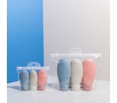 3Pcs 30/60/100ml Portable Refillable Bottle Mini Squeeze Tube Empty Bottle Soft Cream Lotion Container Travel Shampoo