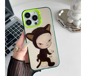 Epc Art Y-Yoshitomo Nara Phone Case IMD Phone Case For IPhone 16 15 14 13 12 11 Pro Max Plus Color Silver Cover