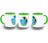 MERCHANDMANIA TAZA COLOR logo profesional meteorologia clima climatico color mug