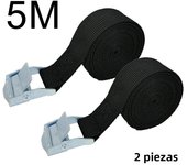 2pcs 5M Car Tension Rope Tie Down Strap Strong Ratchet Belt Car Luggage Bag Cargo Lashing Strap for Truck Motorcycle Bike Boat