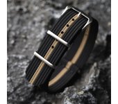 Braided Nylon Strap 20MM 22MM Black Green Grey Blue Slightly Elasticated Soft Breathable Wear-Rresistant G10 Adapte Soldier