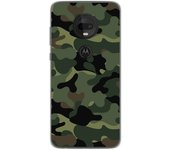 Tumundosmartphone Funda Gel Tpu para Motorola Moto G7 / G7 Plus diseño Camuflaje Dibujos