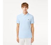 Polo Azul Claro Lacoste L.12.12 Slim Fit en Petit Piqué