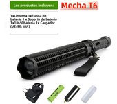 XHP50 T6  Q5 Telescopic Baton Flashlight Self Defense Powerful LED Tactical Baseball Bat Flashlight Torch Rechargeable Lantern