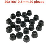 10pcs/20pcs Rubber Pads Tile Floor Protectors Rubber Non-slip Table Chair Furniture Feet Leg Pads Chair Leg Caps